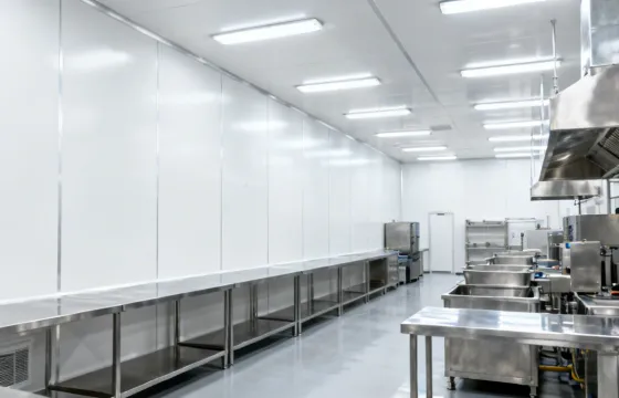 Food processing facility with Trusscore panels